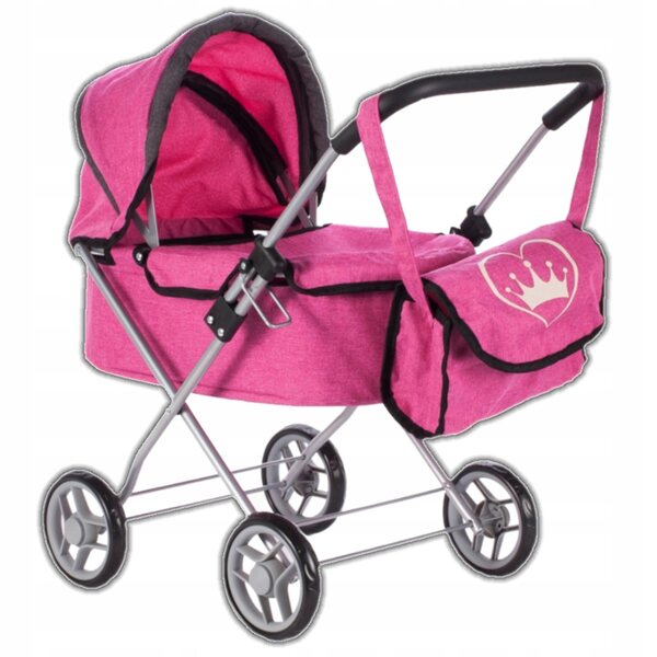 Leichter und faltbarer tiefer Puppenwagen mit Statortasche
