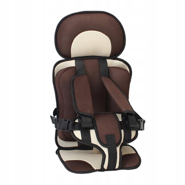 Cuscino per Seggiolino Auto Bambini con Supporto Corporale Portatile Marrone