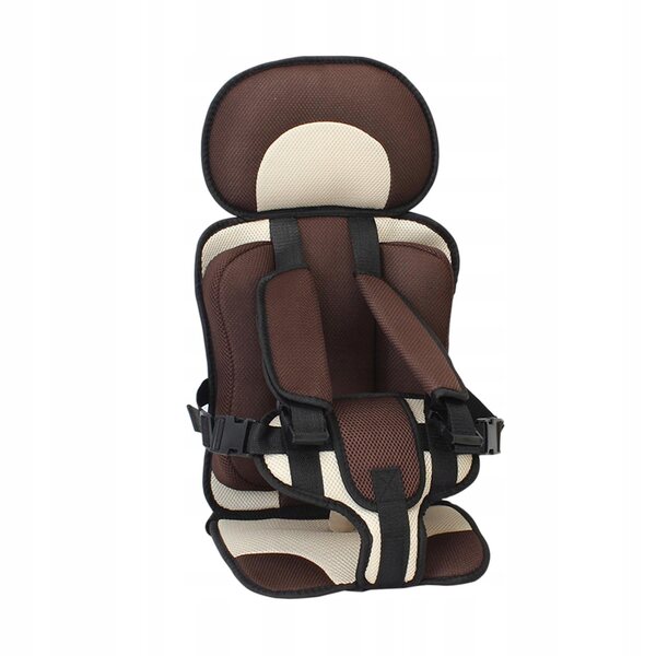 Cuscino per Seggiolino Auto Bambini con Supporto Corporale Portatile Marrone