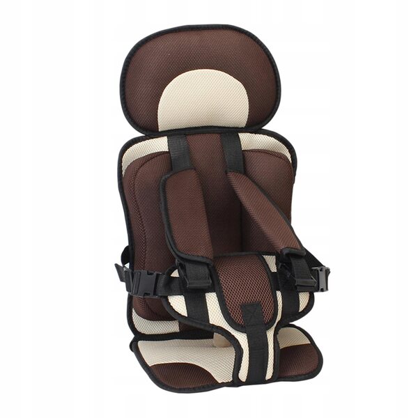 Cuscino per Seggiolino Auto Bambini con Supporto Corporale Portatile Marrone