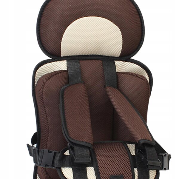 Cuscino per Seggiolino Auto Bambini con Supporto Corporale Portatile Marrone