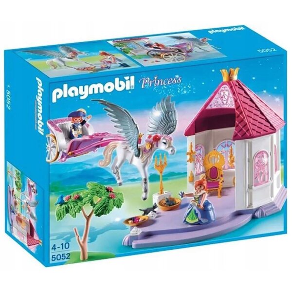 Playmobil Königskutsche mit Pegasus und Pavillon – Prinzessinnen-Spielset 4+