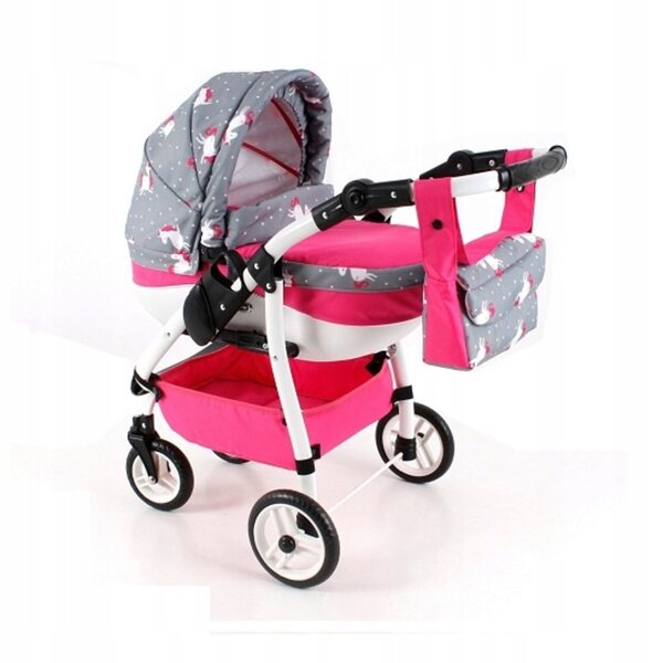 Adbor Lily Sport Puppenwagen mit Loom Band-Set und Zubehör im Lieferumfang enthalten