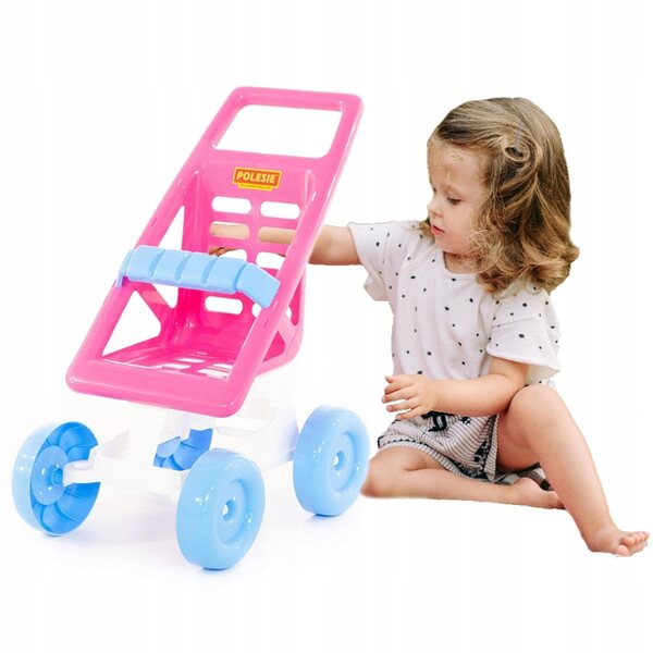Puppenwagen Keti I mit vier großen Rädern, ideal zum Spazierengehen