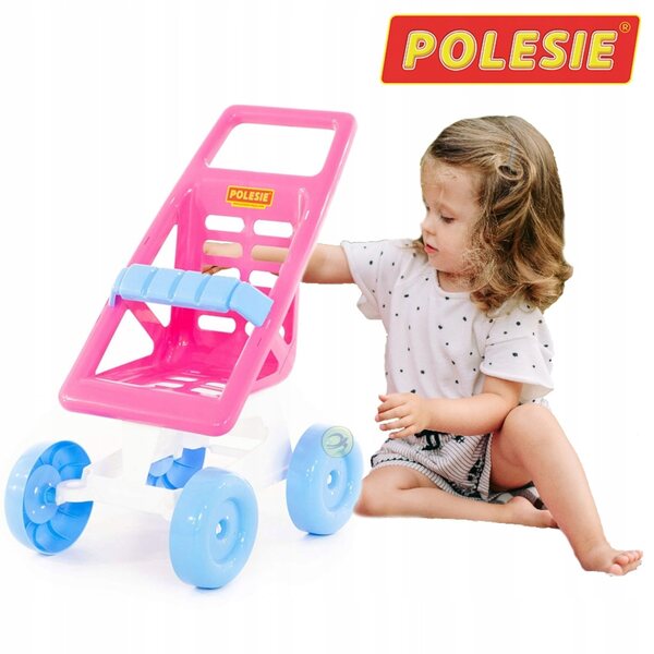Puppenwagen Keti I mit vier großen Rädern, ideal zum Spazierengehen