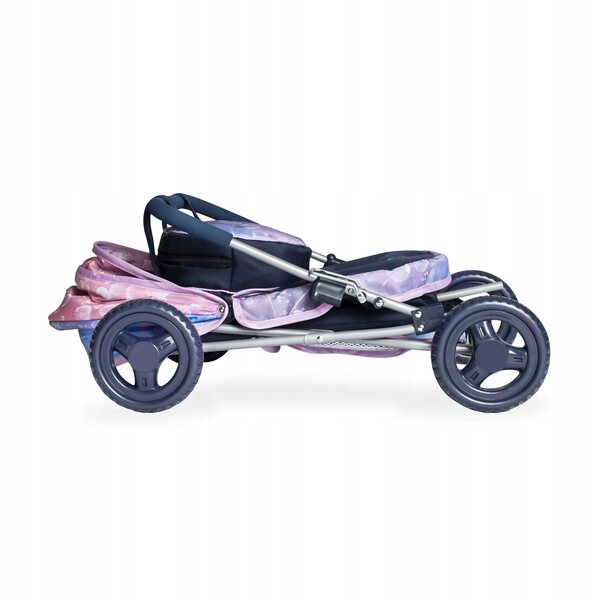 DeCuevas Magic Bubble faltbarer Puppenwagen mit Zubehör 60 cm