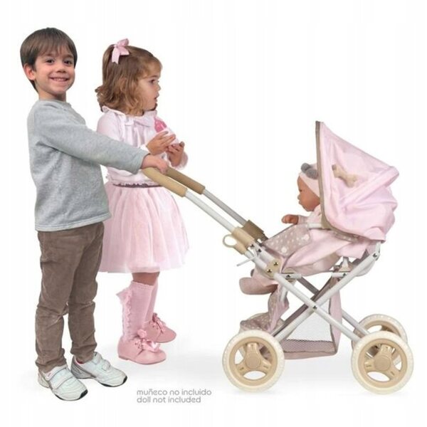 DeCuevas 3-in-1 faltbarer Puppenwagen mit tragbarer Tasche DIDI