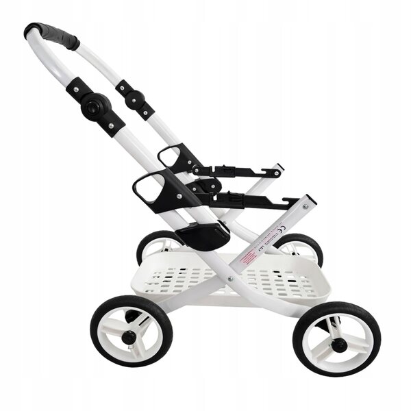 Carrello Profondo per Bambole Adbor Lily con Borsa e Cestino - 100% Made in Poland
