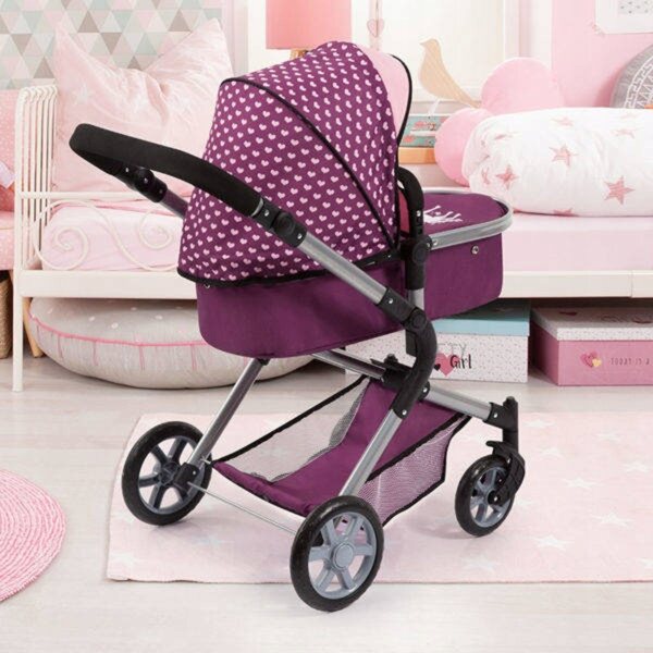 Bayer Design City Neo verstellbarer und multifunktionaler Puppenwagen
