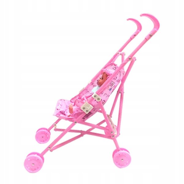 Babypuppe mit Kinderwagen – Lustiges und lehrreiches Set für Kinder ab 3 Jahren