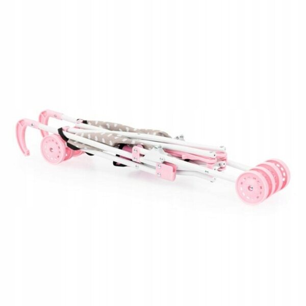 Leichter und langlebiger schwarzer Bayer Buggy-Puppenkinderwagen mit Herzen