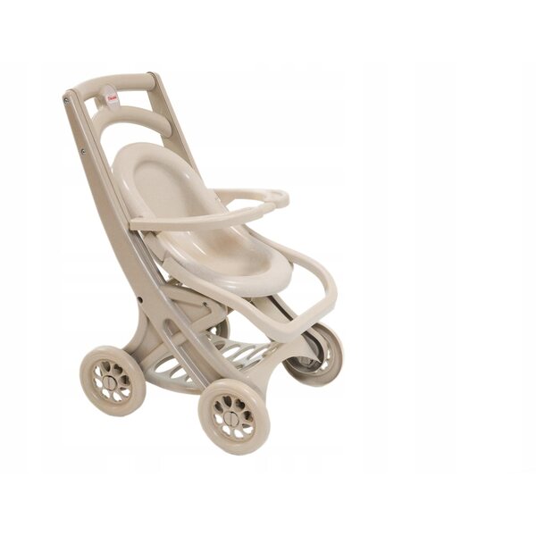 Doloni Eco Puppenwagen aus Kunststoff – 3-in-1-Spielzeug für Kinder ab 3 Jahren