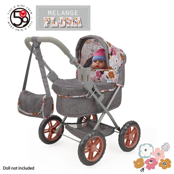Kinderwagenspiele für Deep Five oder Nine Crew Dolls mit Zubehör und verstellbar