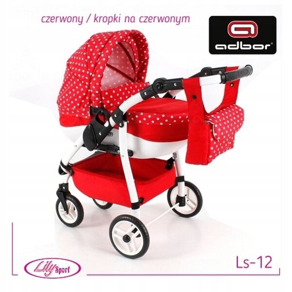 Adbor Lily Sport-Puppenwagen mit buntem Loom-Band-Set – Ls-12
