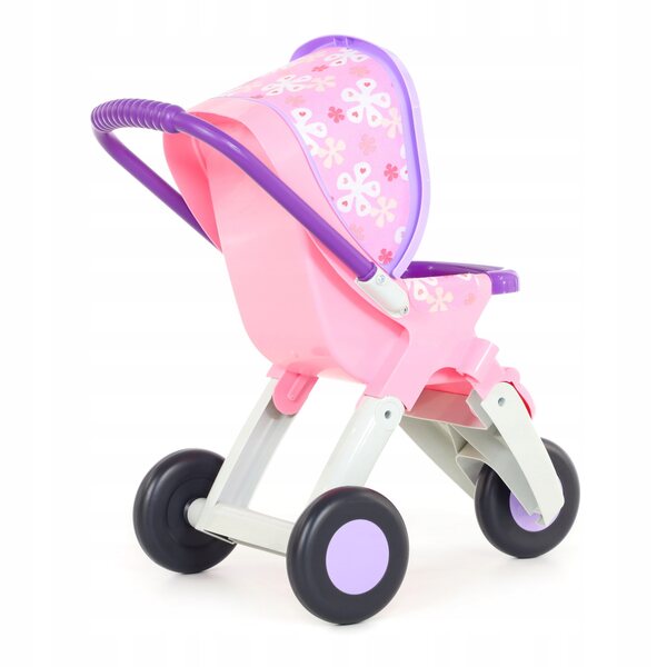 Passeggino per bambole 3 ruote Polesie per bambini da 1 anno in plastica