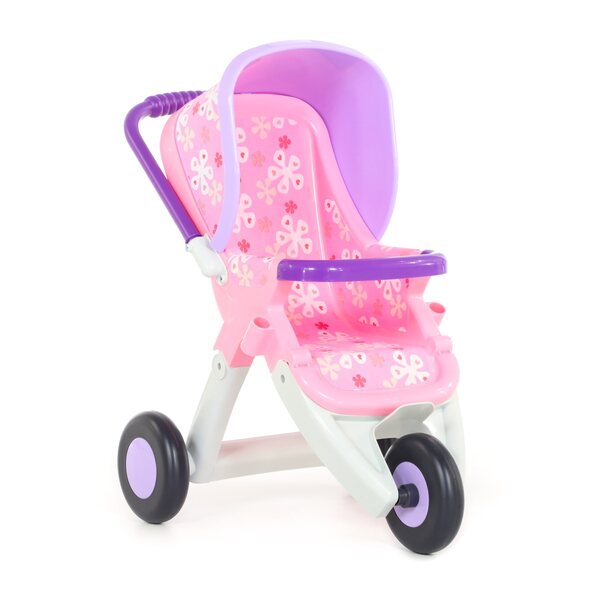 Passeggino per bambole 3 ruote Polesie per bambini da 1 anno in plastica