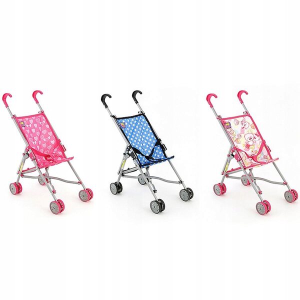 Leichter und faltbarer Adar Puppenwagen mit Sicherheitsschloss 46x47x27 cm