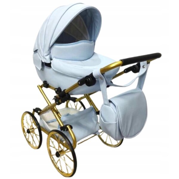 JACKMAR Darsi Girls Deep Retro Beige Silber Puppenwagen