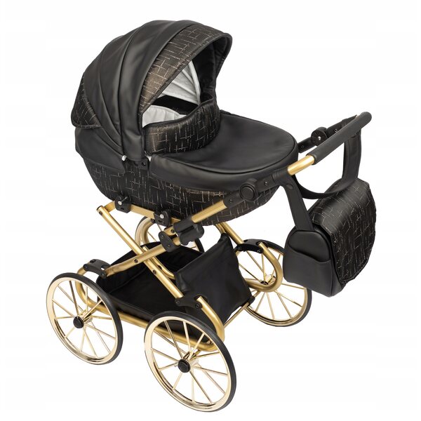 JACKMAR Darsi Girls Deep Retro Beige Silber Puppenwagen