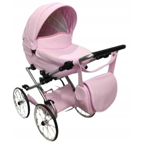 JACKMAR Darsi Girls Deep Retro Beige Silber Puppenwagen