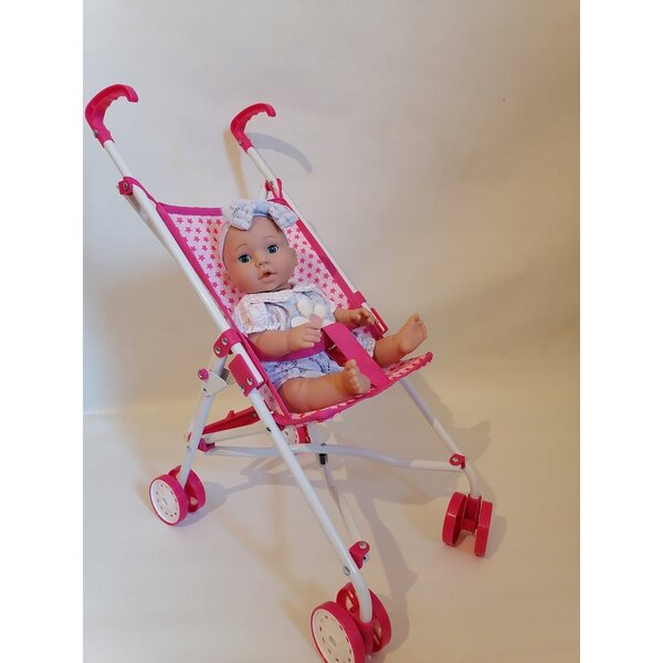Wiki Forkids Puppenwagen-Set mit Bobasek-Puppe, leicht und langlebig