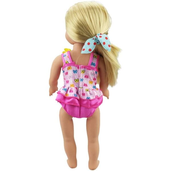 Costume da bagno casual per bambola da 46 cm - Accessorio abito per bambole americane