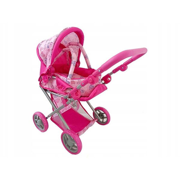 Deep Pink Adar Puppenwagen mit Herzen – Kreativspiele für Kinder ab 6 Jahren