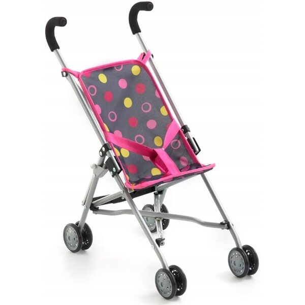 Mini Buggy Roma Bayer Chic per bambole fino a 52 cm colore grigio elegante