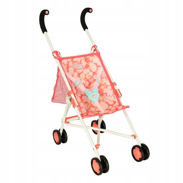 Annabell faltbarer Puppenwagen mit Tasche und verstellbarem Griff in Rosa