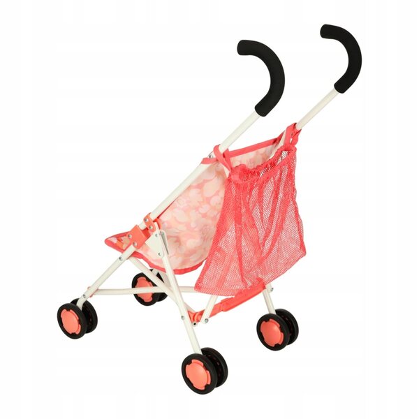 Annabell faltbarer Puppenwagen mit Tasche und verstellbarem Griff in Rosa