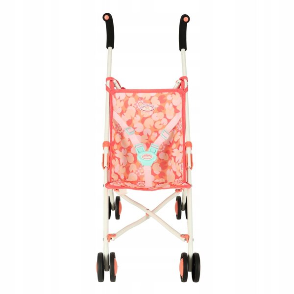 Annabell faltbarer Puppenwagen mit Tasche und verstellbarem Griff in Rosa