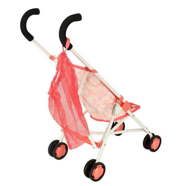 Annabell faltbarer Puppenwagen mit Tasche und verstellbarem Griff in Rosa