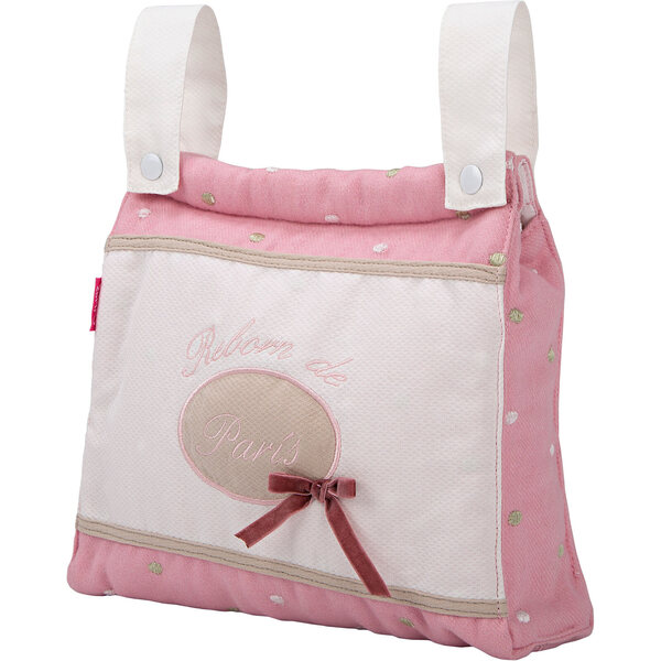 Munecas Arias 40820 faltbarer Retro-Puppenwagen mit Tasche und Dekorationen