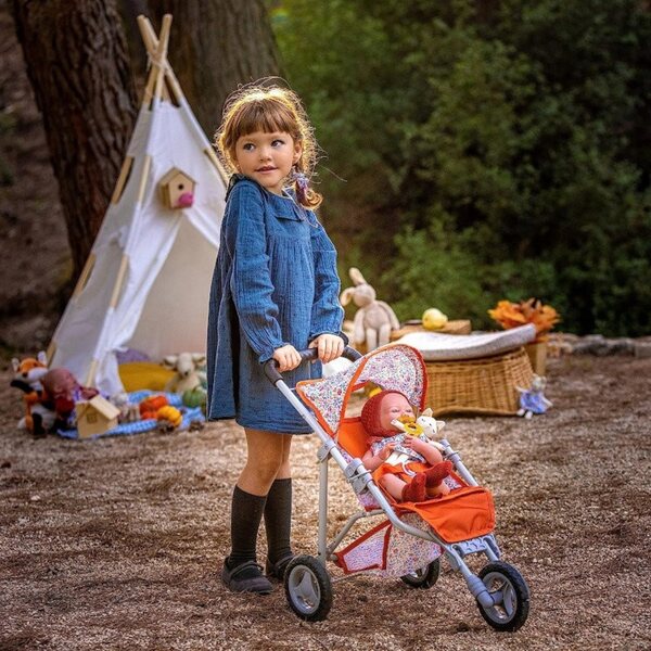 Berenguer 81490 - Wózek dla lalek do 45 cm Nature Jogger, dla dzieci 3+