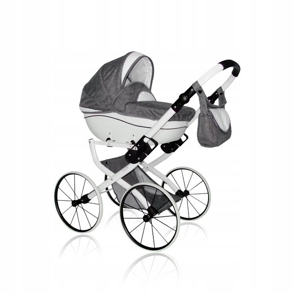 KacBru Deep Doll Kinderwagen, limitierte Version: Ein solider Retro-Kinderwagen für Kinder
