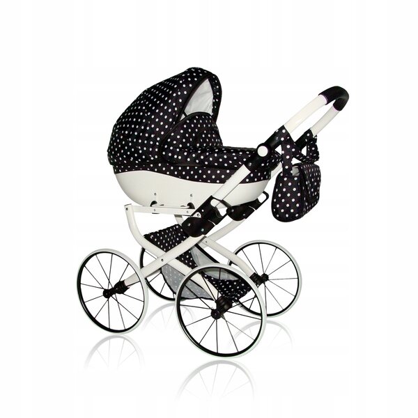 KacBru Deep Doll Kinderwagen, limitierte Version: Ein solider Retro-Kinderwagen für Kinder