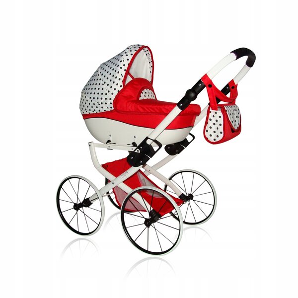 KacBru Deep Doll Kinderwagen, limitierte Version: Ein solider Retro-Kinderwagen für Kinder