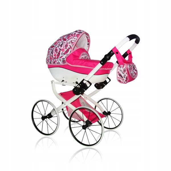 KacBru Deep Doll Kinderwagen, limitierte Version: Ein solider Retro-Kinderwagen für Kinder