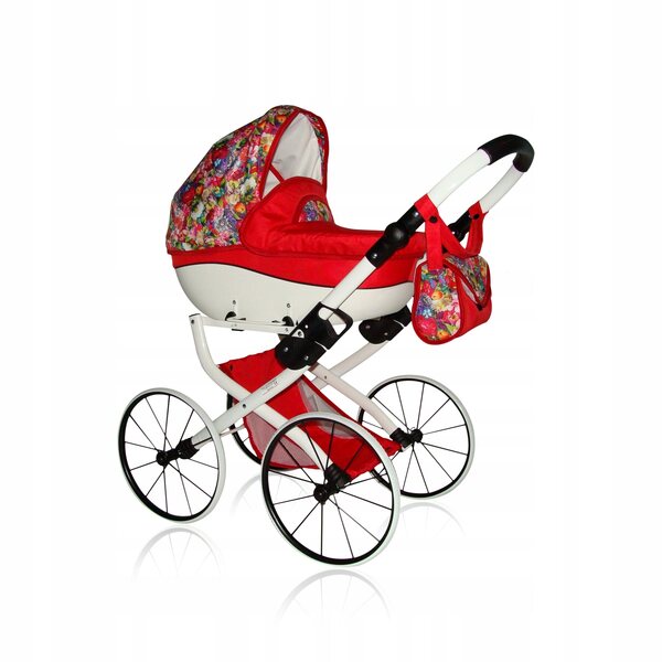 KacBru Deep Doll Kinderwagen, limitierte Version: Ein solider Retro-Kinderwagen für Kinder