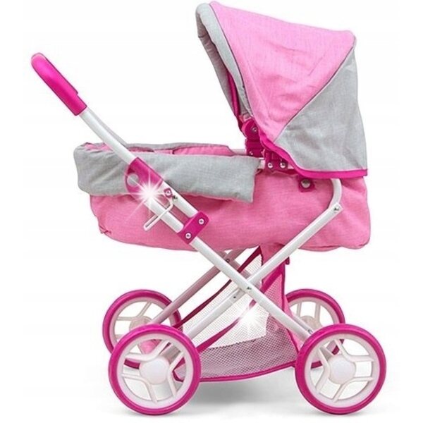 Alice Prestige Pink Milly Mally Puppenwagen mit Gondel und Zubehör