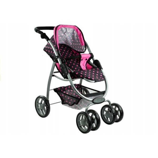 Jokomisiada 2-in-1-Puppenwagen-Set für Puppen ab 4 Jahren