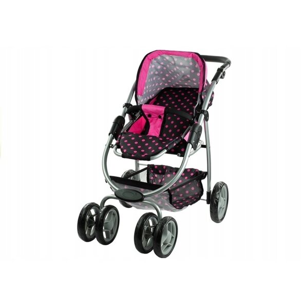 Jokomisiada 2-in-1-Puppenwagen-Set für Puppen ab 4 Jahren