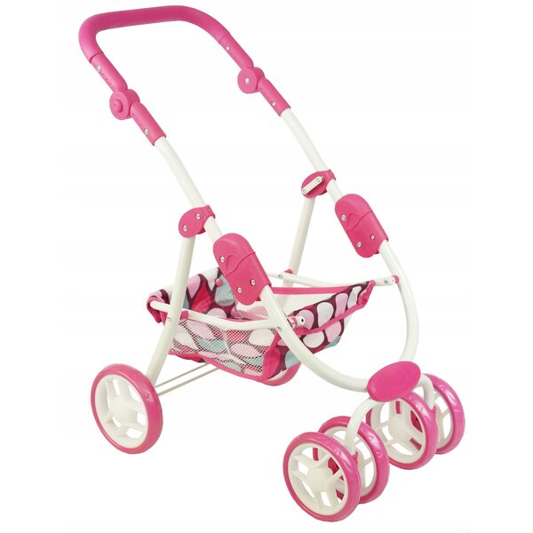 Beticco Baby 2-in-1 Kinderwagen für Puppen, leicht und einfach zu bedienen