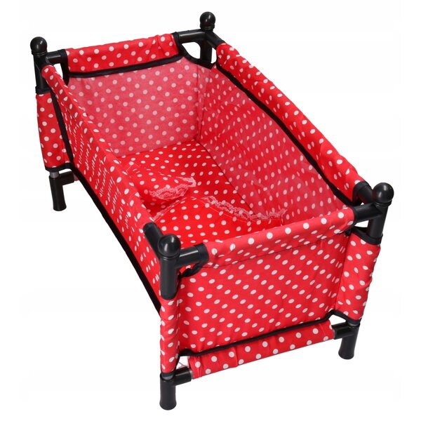Set 5 in 1 Kinderwagen, Bett und Zubehör für Puppen, Lernspiel