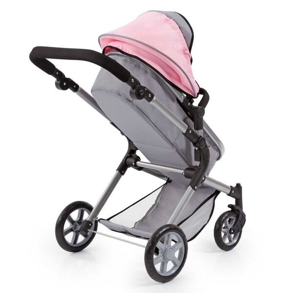 Bayer Design Vario tiefer Puppenwagen mit Verstellung und Zubehör