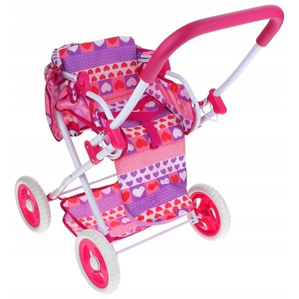 Pegaz 3-in-1-Puppenwagen mit Metallgestell und leisen Rädern