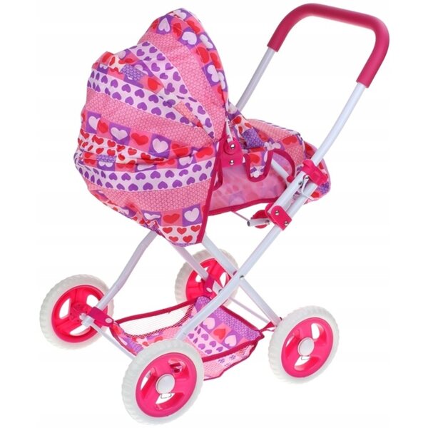Pegaz 3-in-1-Puppenwagen mit Metallgestell und leisen Rädern