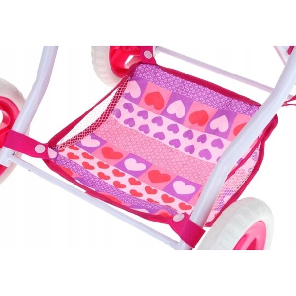 Pegaz 3-in-1-Puppenwagen mit Metallgestell und leisen Rädern