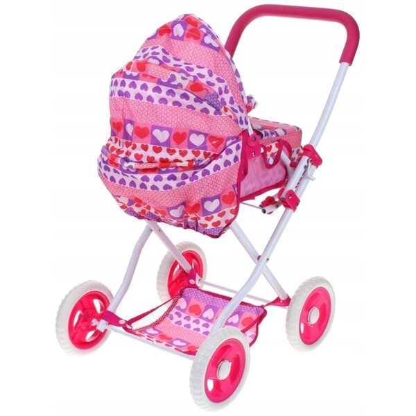 Pegaz 3-in-1-Puppenwagen mit Metallgestell und leisen Rädern