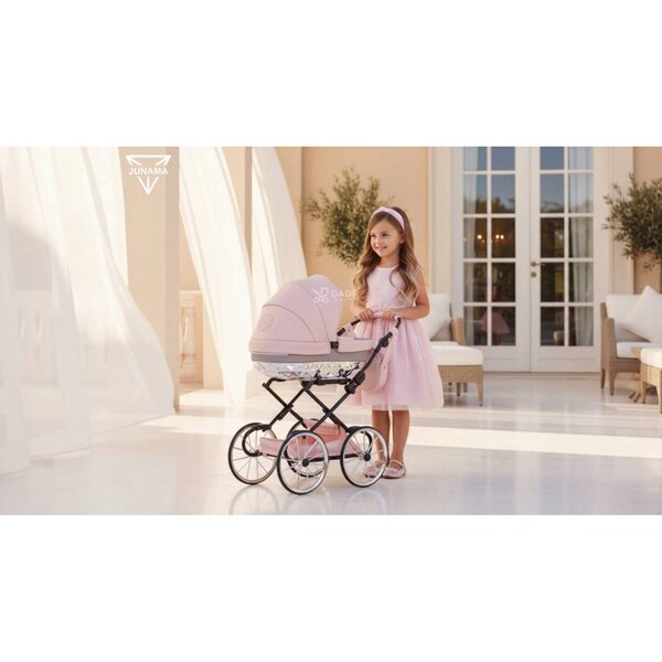 Deep Doll Kinderwagen Tako Glitzer Handarbeit Mini Mintgrün